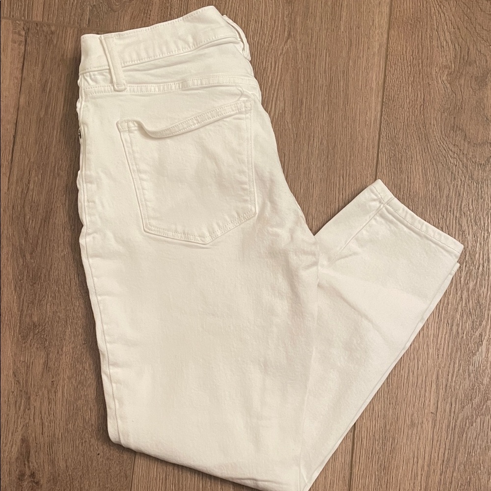 Lucky Brand Cropped White Jeans